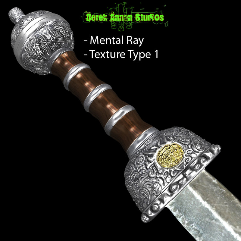 roman gladius 3d model