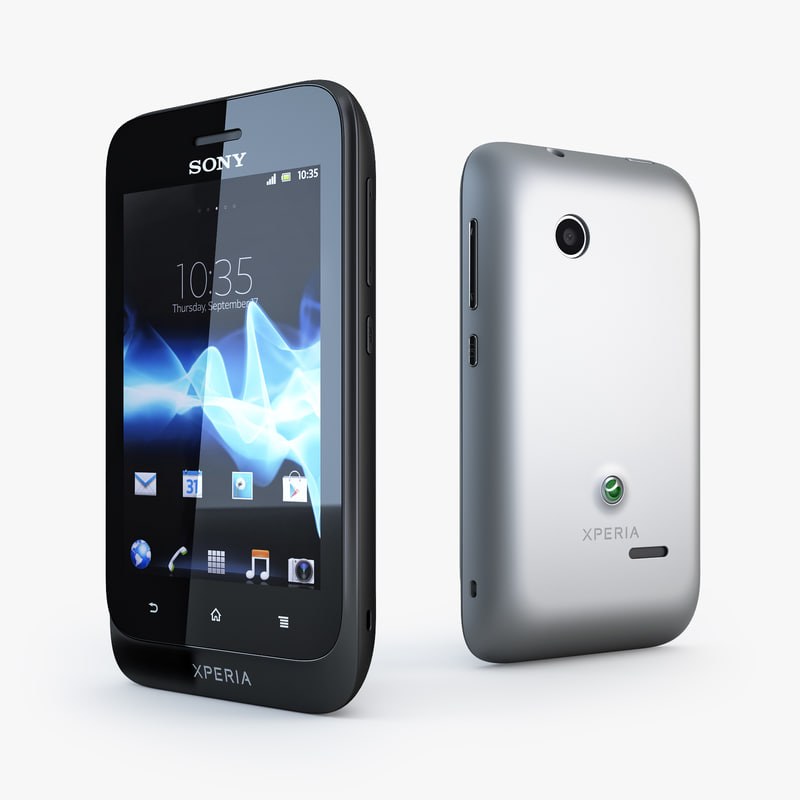 sony xperia tipo dual 3d model