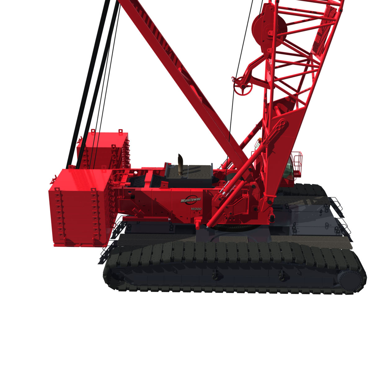 manitowoc 16000 crawler crane obj
