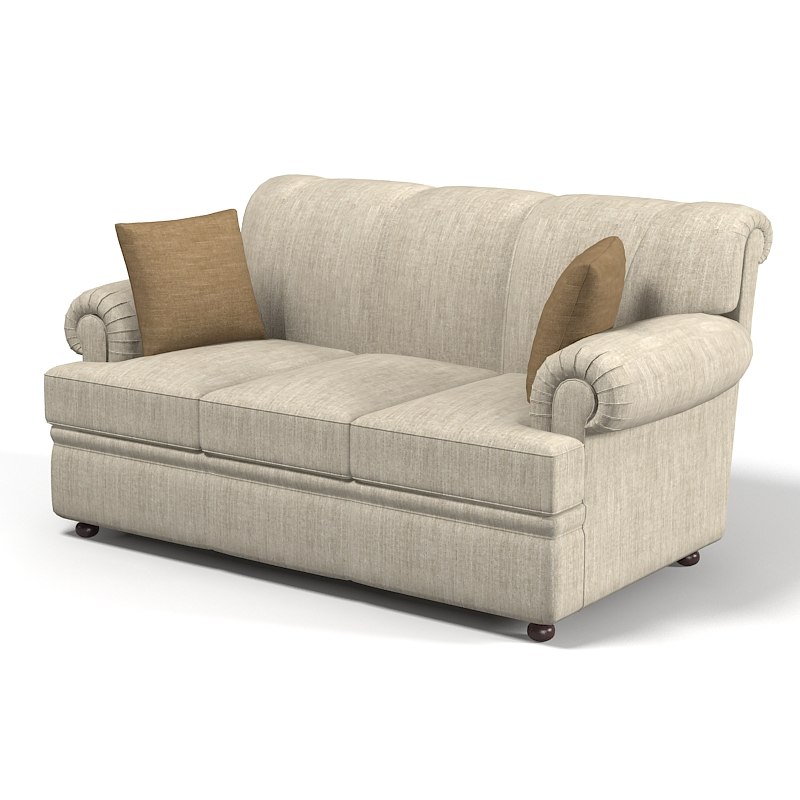 3dsmax Traditional Classic Sofa