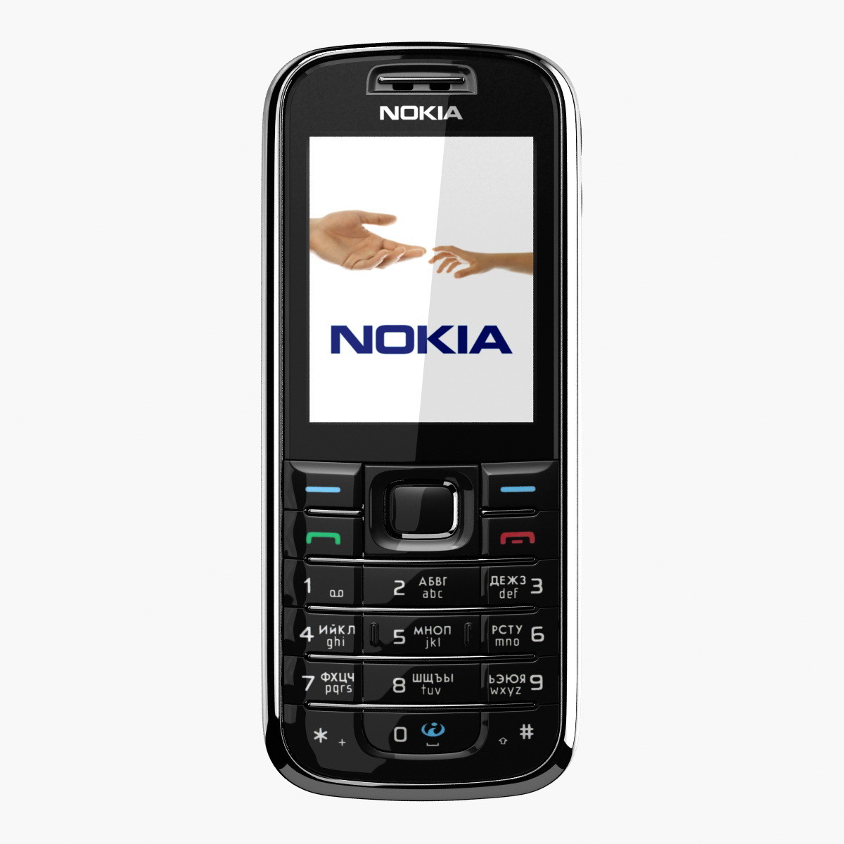 nokia 6233 phone 3d model
