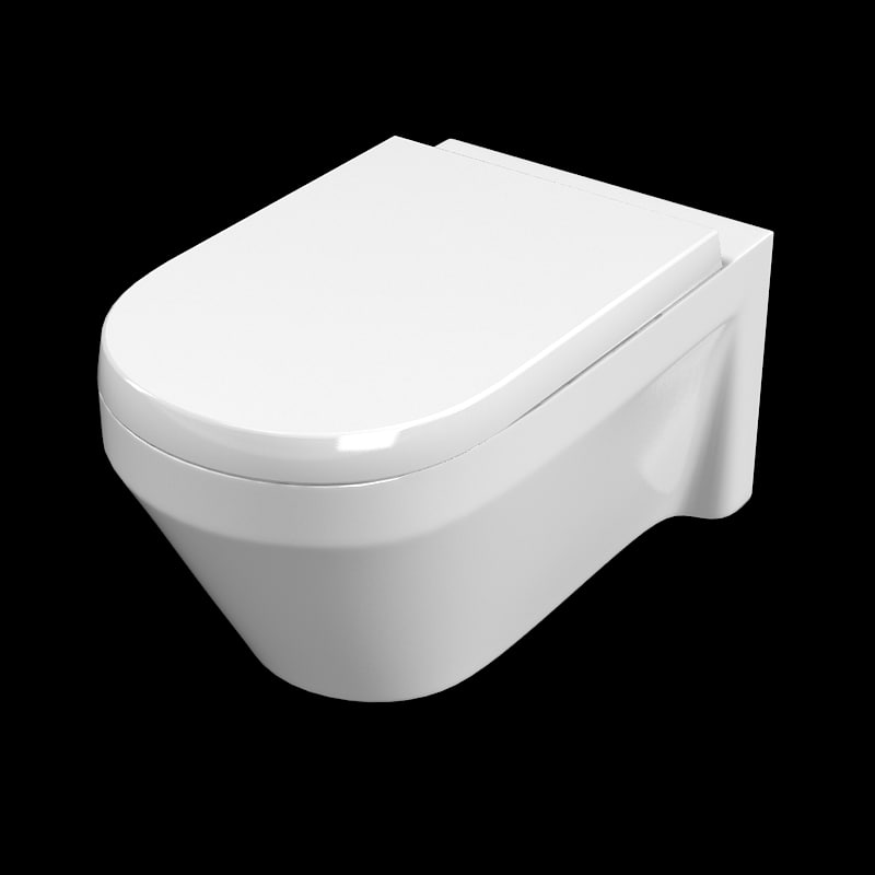 Duravit starck 2 toilet water closet wall mounted wc modern