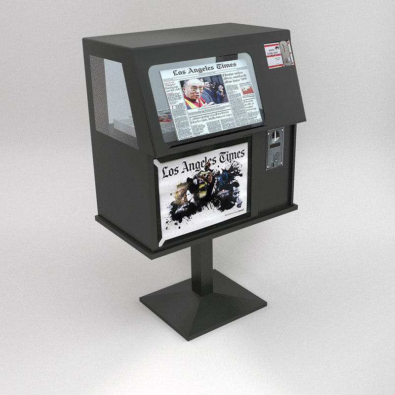 Newspaper machine