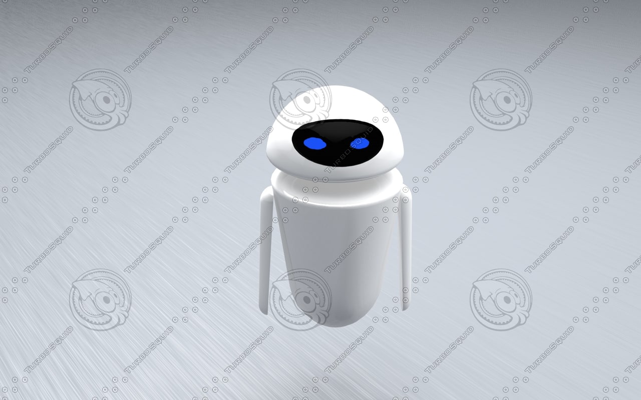 3d model of robot eve