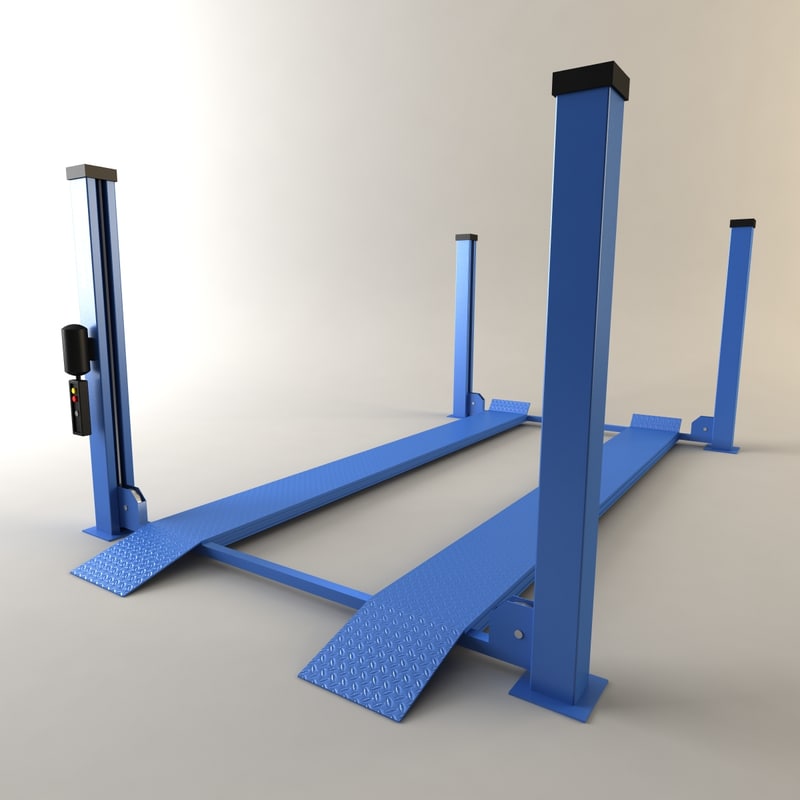 3d car lift model