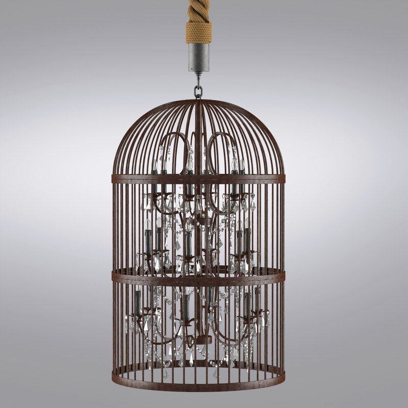 birdcage Vintage  Chandelier X Hardware vintage  Birdcage  chandelier Restoration Large