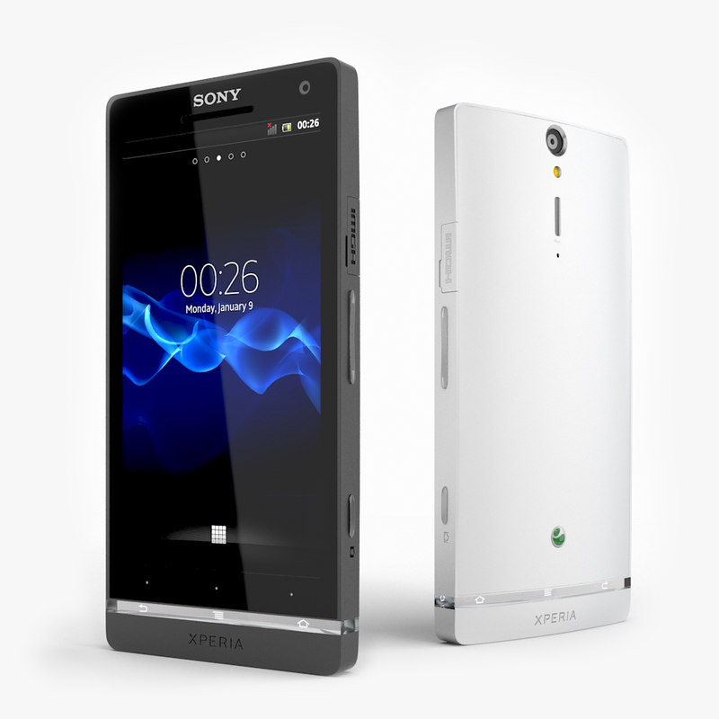 3d model android phone sony xperia
