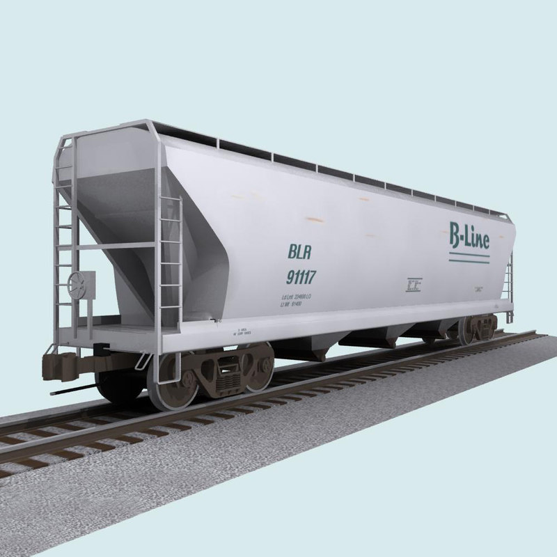 train car 3d max
