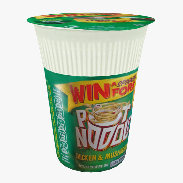 3d model pot noodle