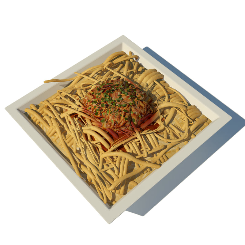 3d model pasta
