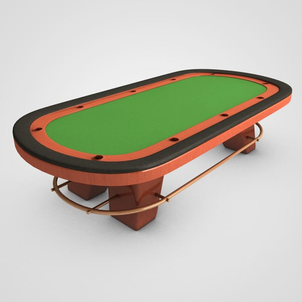 Poker table c4d