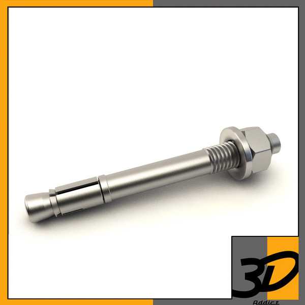 anchor bolt 3d 3ds