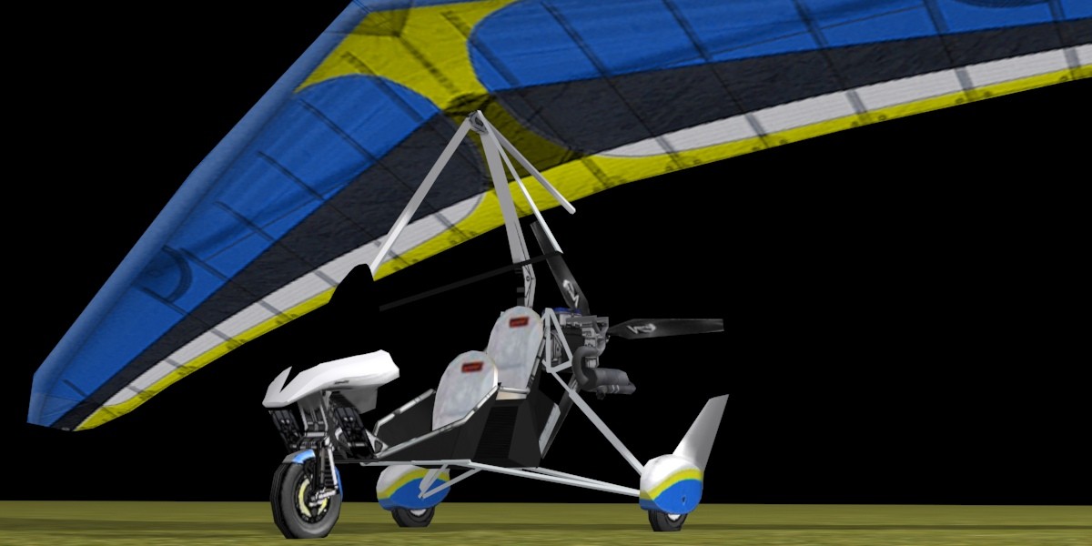 air creation ultralight trike 3d max