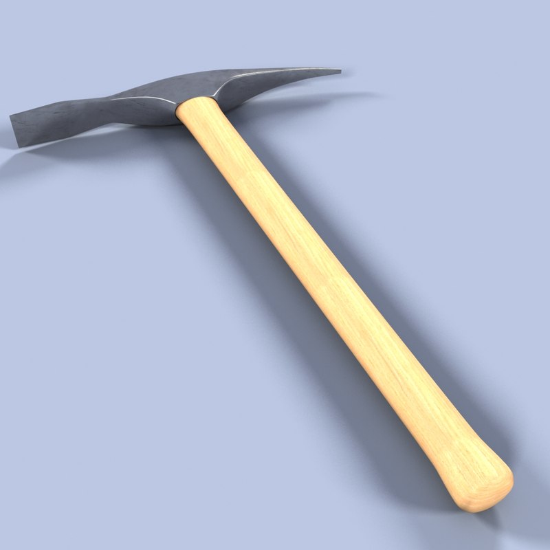 3d model of garden pick