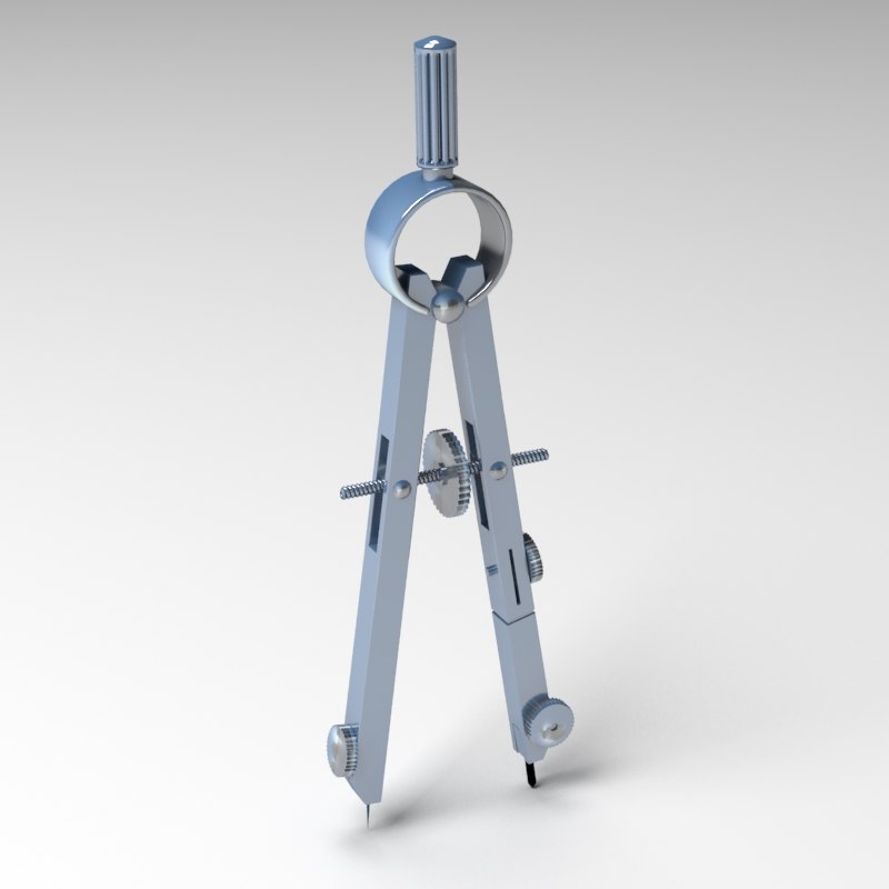 3d model geometry compass