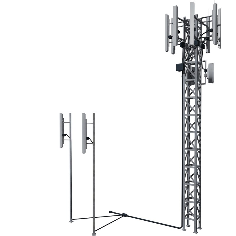base station m 01 3d model