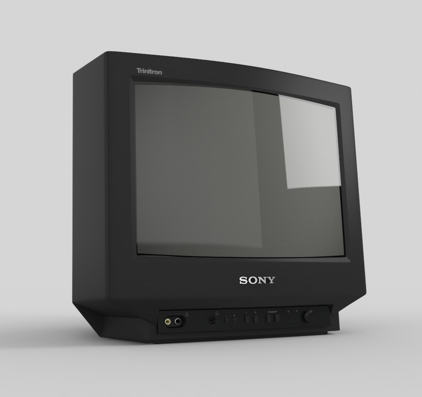 3d model sony television
