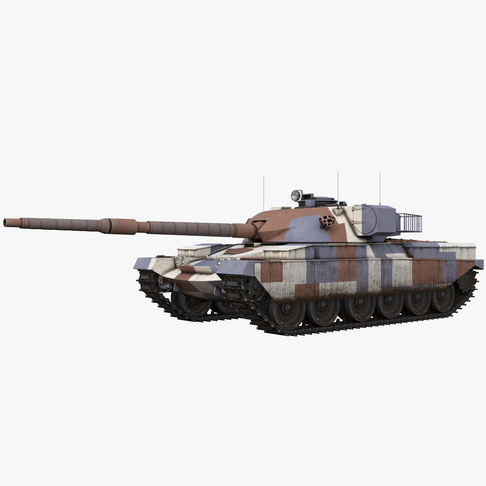 Chieftain United Kingdom Battle Tank 3d model by 3d_molier