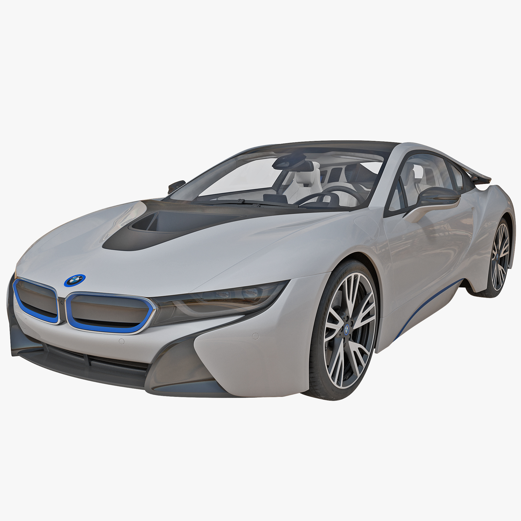 sport luxury vehicle BMW i8 Vision 2014 3d model by 3d_molier coupe  vray car