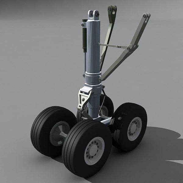 3d model wing landing gear