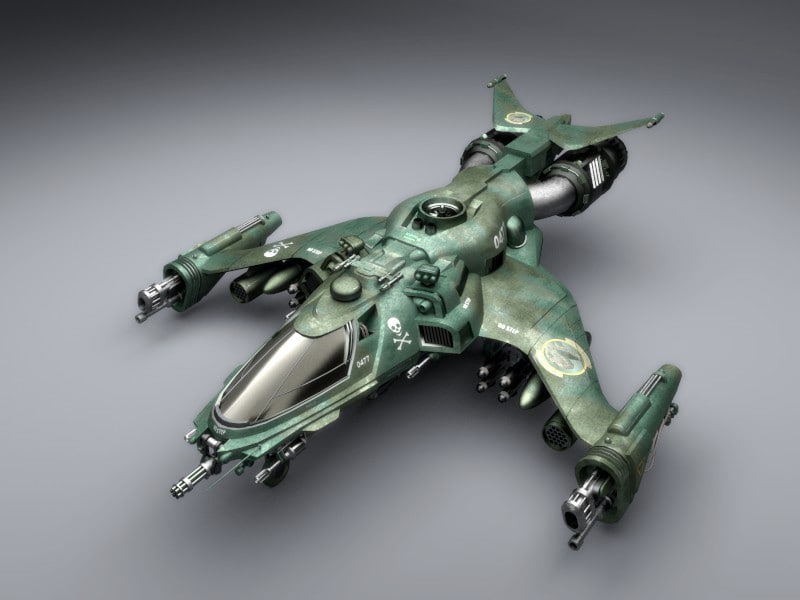 assault craft 3d model