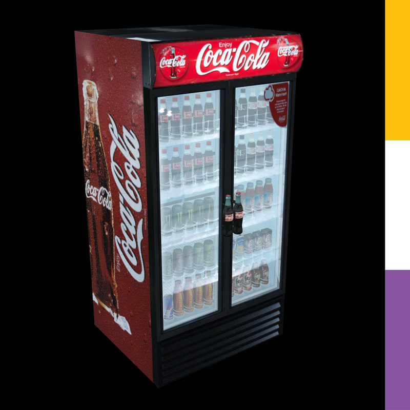 drinks fridge coca cola gdmdd 3d 3ds