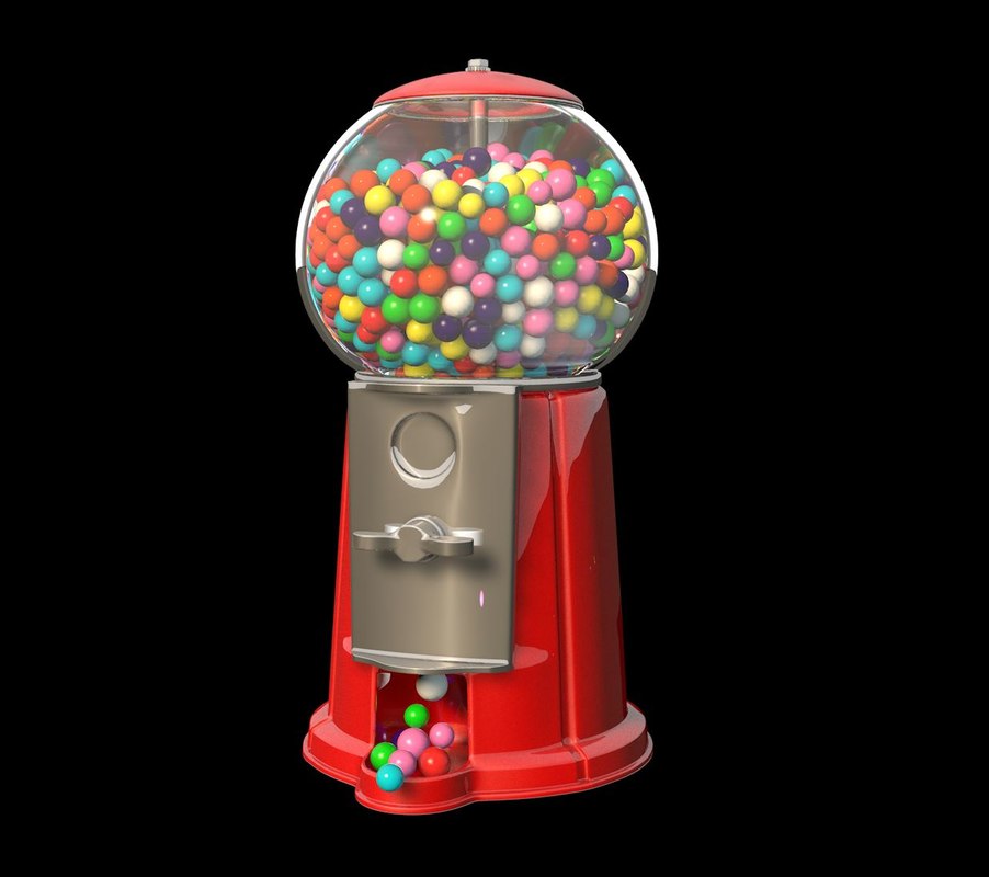 c4d gumball machine
