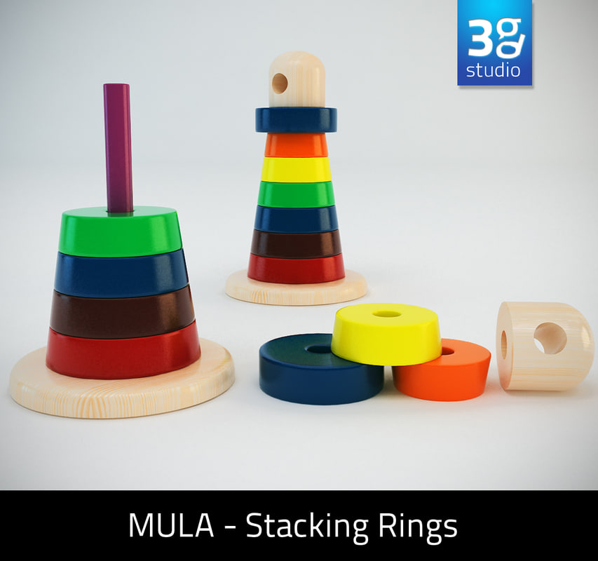 D Stacking Ring Model D Stacking Ring Model