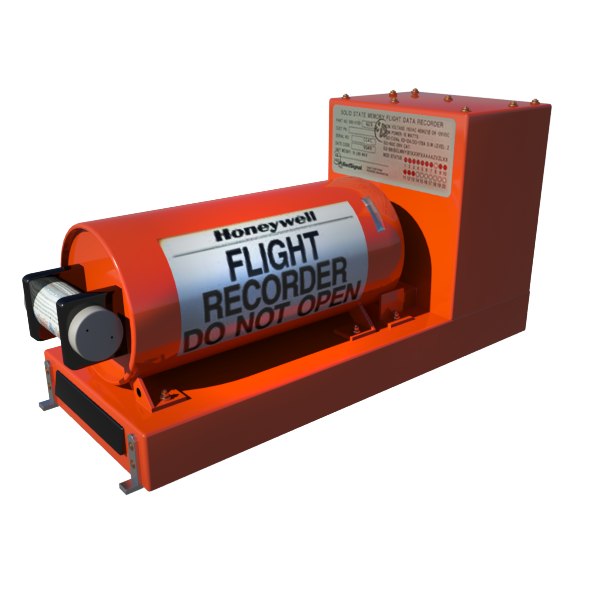 honeywell flight recorder 3d model