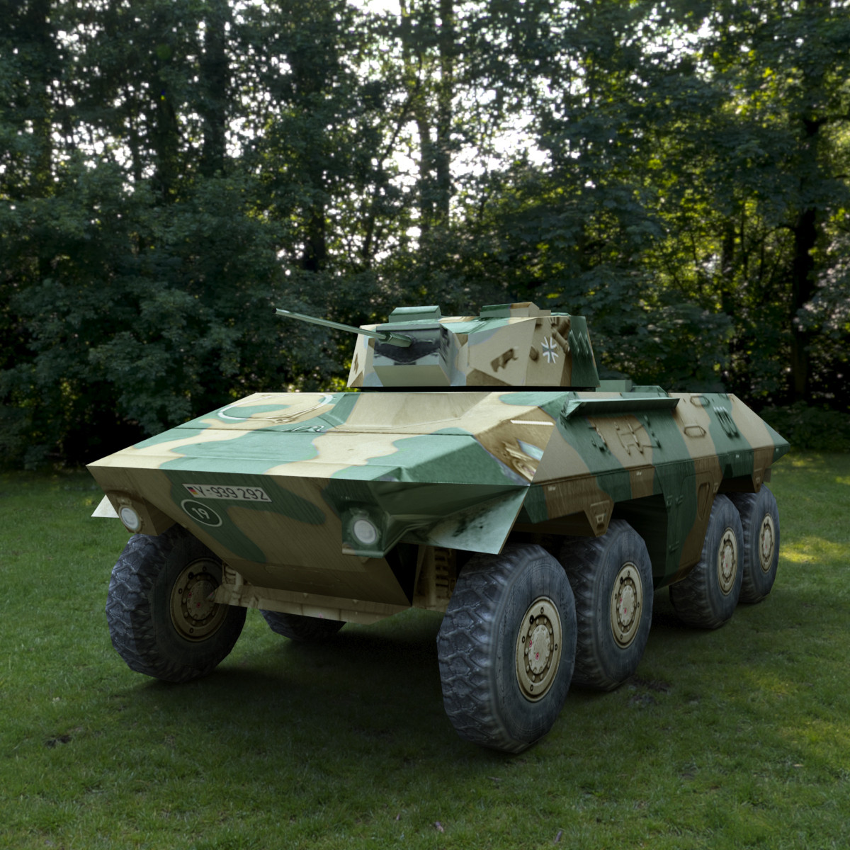3d model spähpanzer luchs