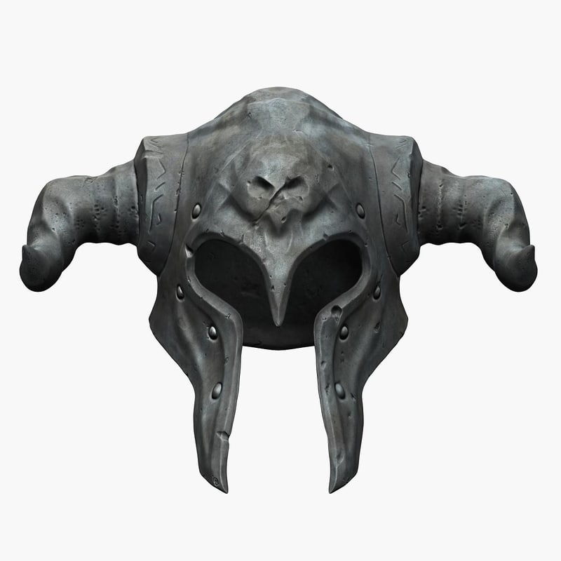 barbarian helmet 3d max