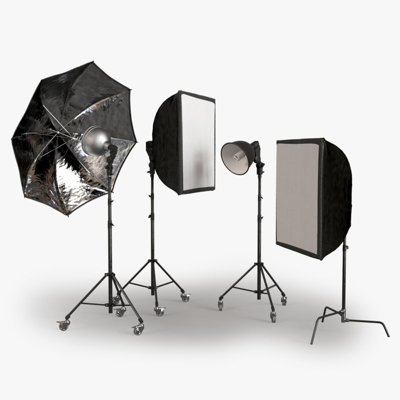 3d model photographic lighting equipment