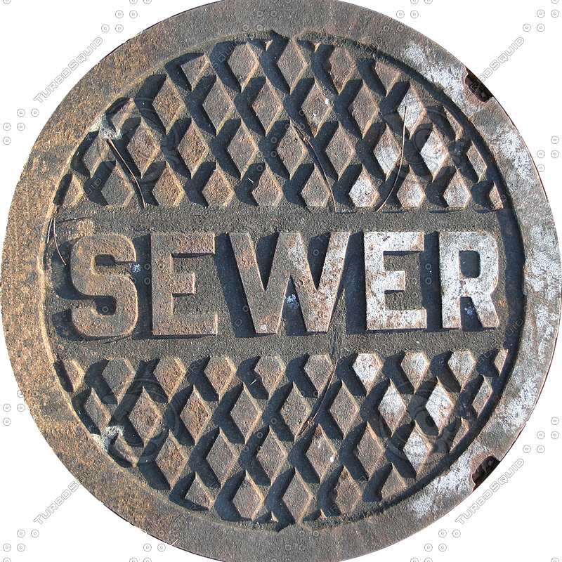 Texture jpg sewer lid street