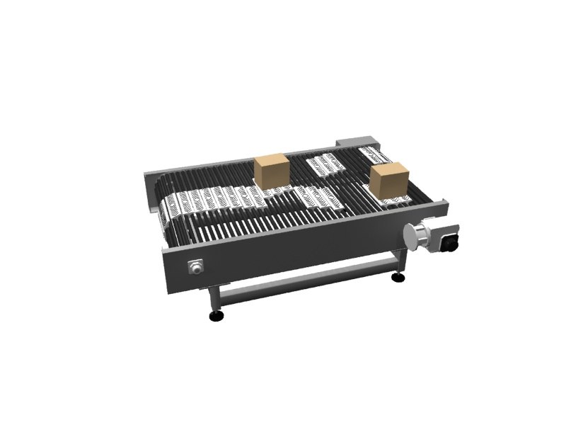 3dsmax zipper conveyor