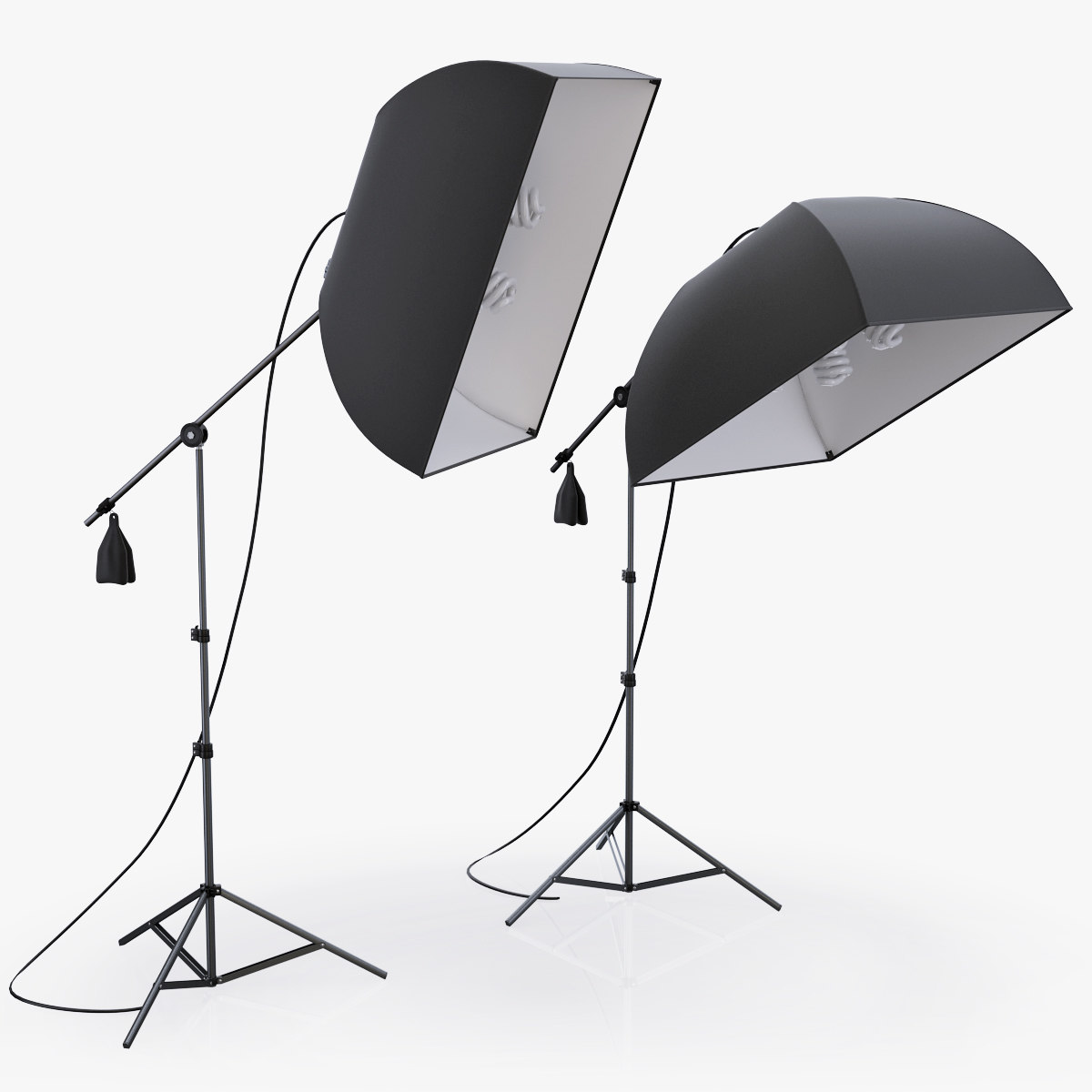 3d softbox limostudio lights studio