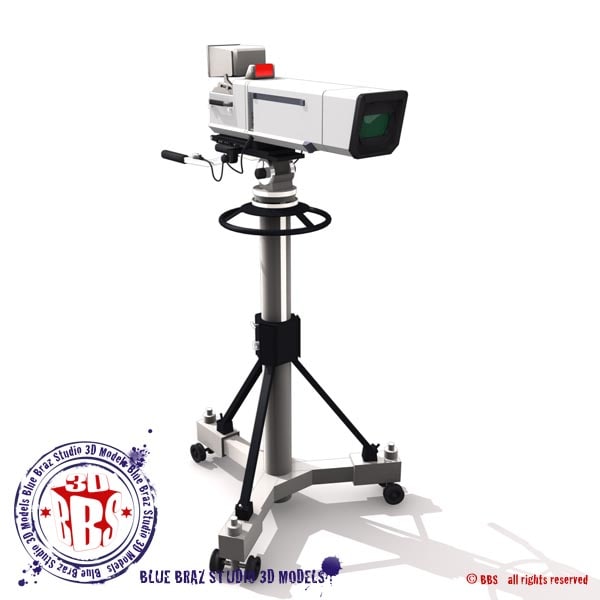 broadcast camera 3d model