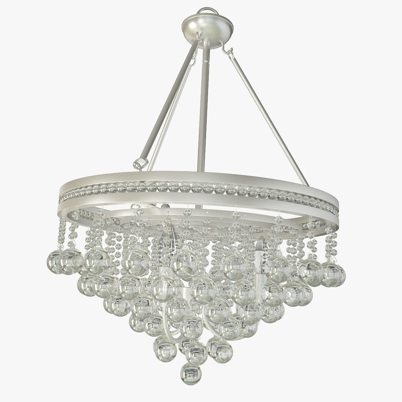 Searched 3d Models For Visual Comfort Thomas Obrien Reed 3 Light Regina Brushed Nickel 19 Wide Crystal Chandelier