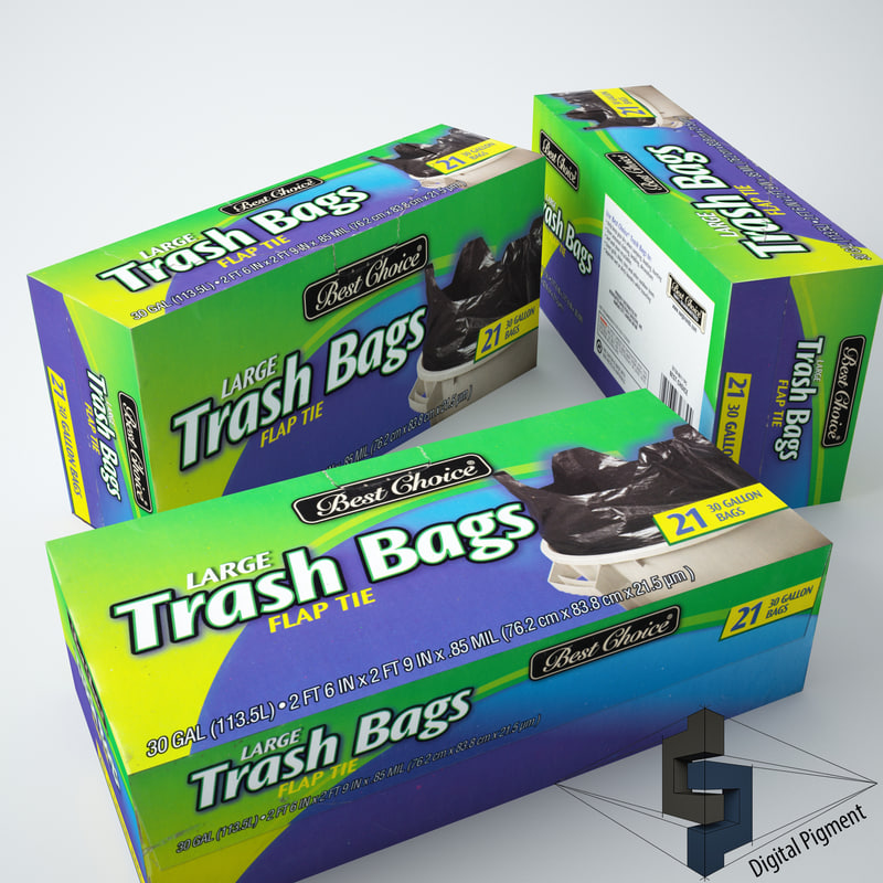 best trash bags 3d model