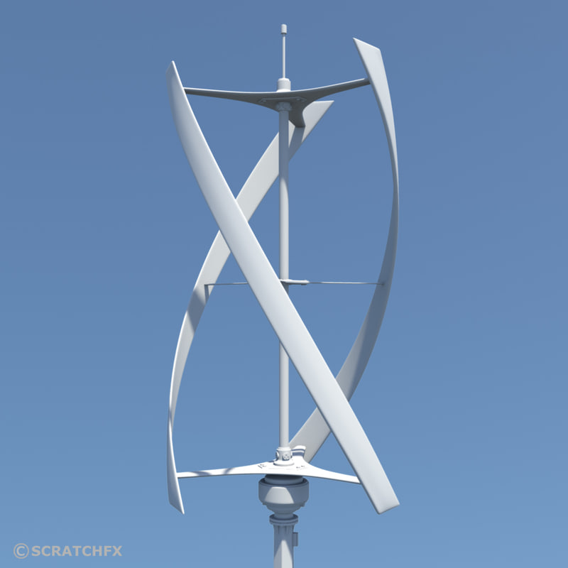 3d virticle axis wind turbine