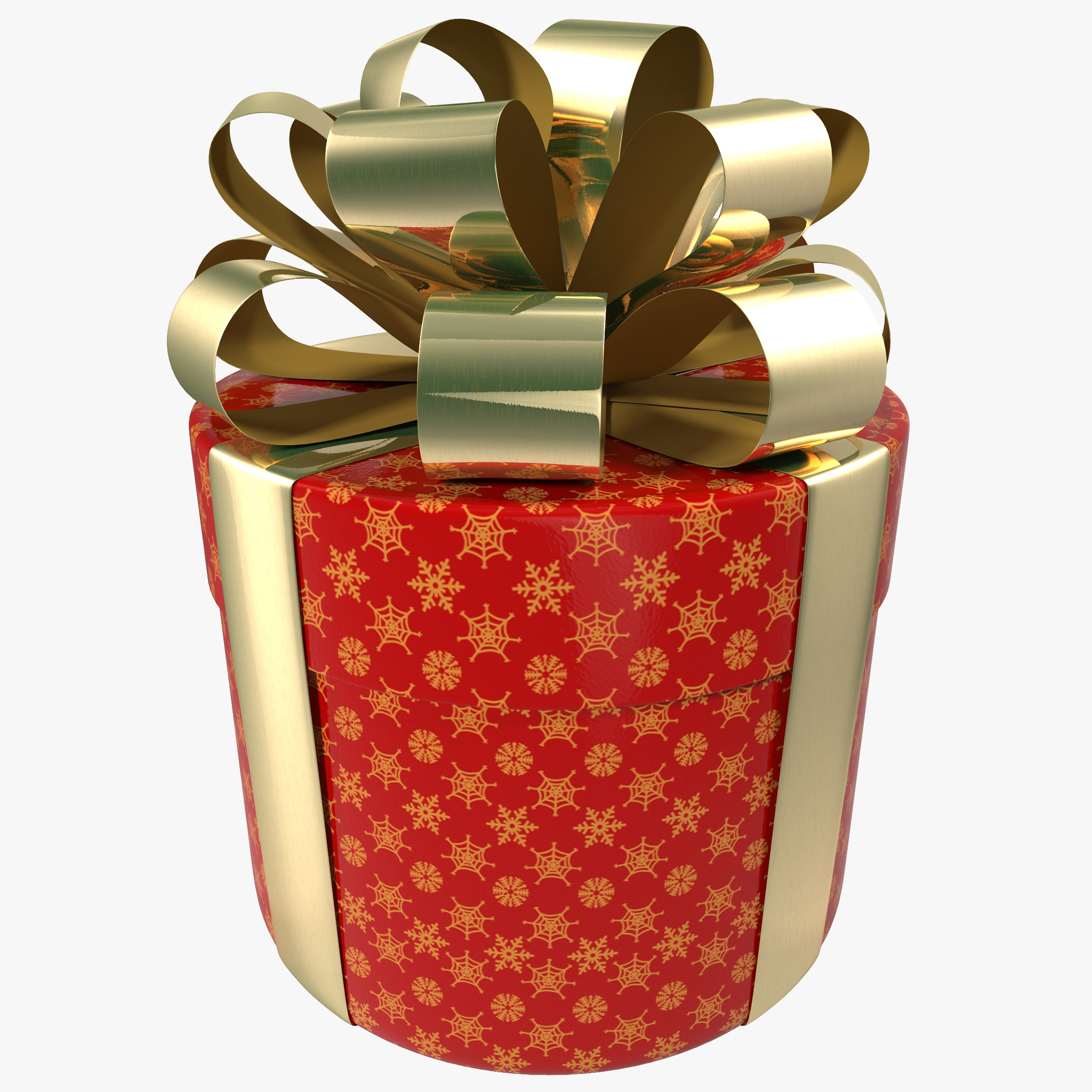 C4d Cylinder Gift Box 1