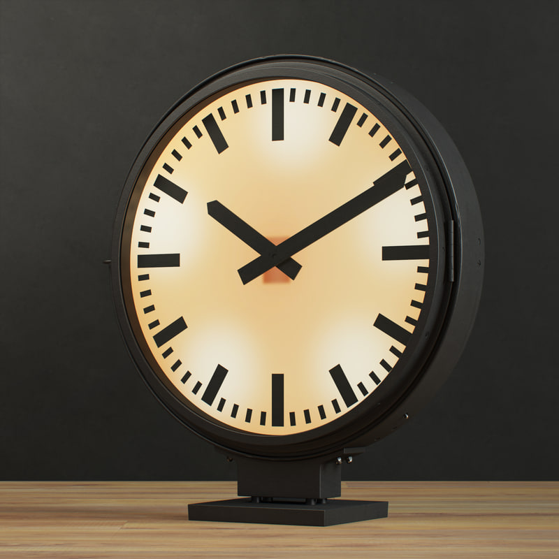 3d clock restoration hardware