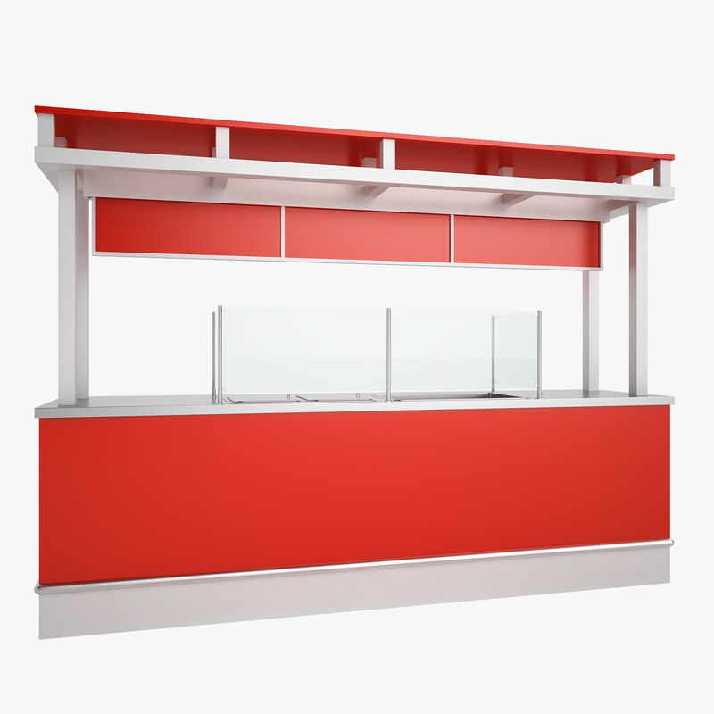3ds max concession stand