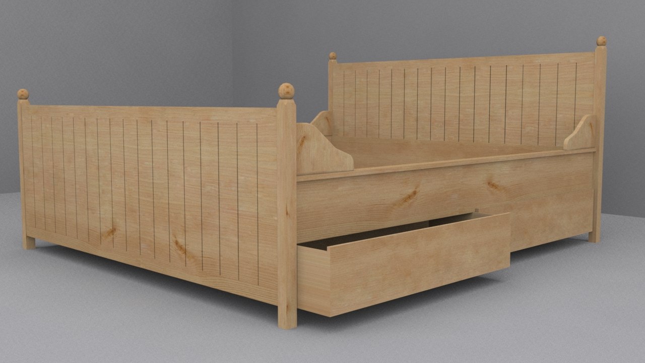 Ikea Hurdal Bed | ikea hurdal bed frame 3d model Ikea Hurdal Bed | ikea hurdal bed frame 3d model