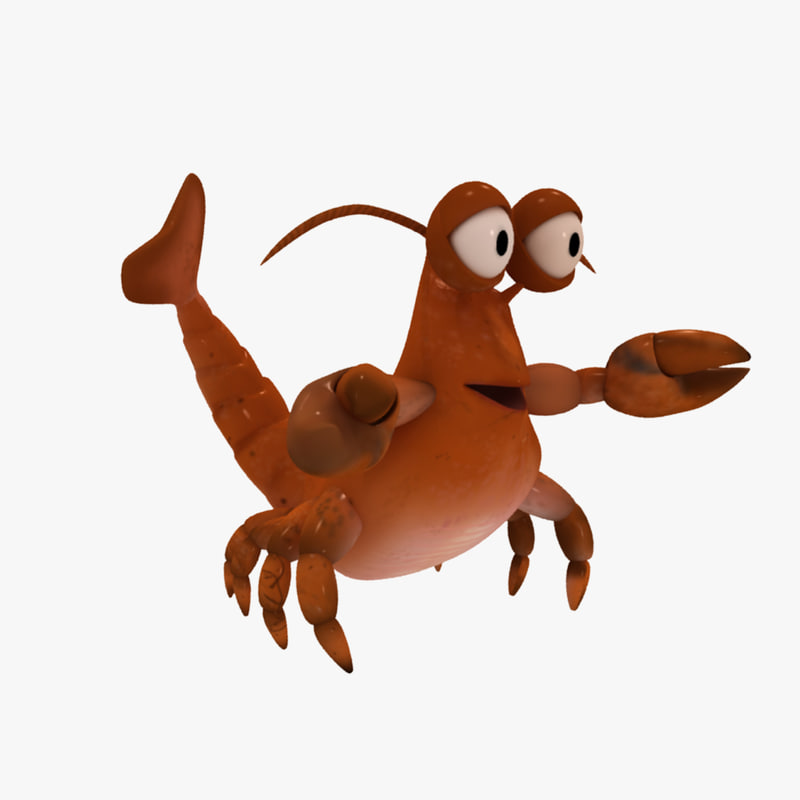 animation lobsters 3d ma