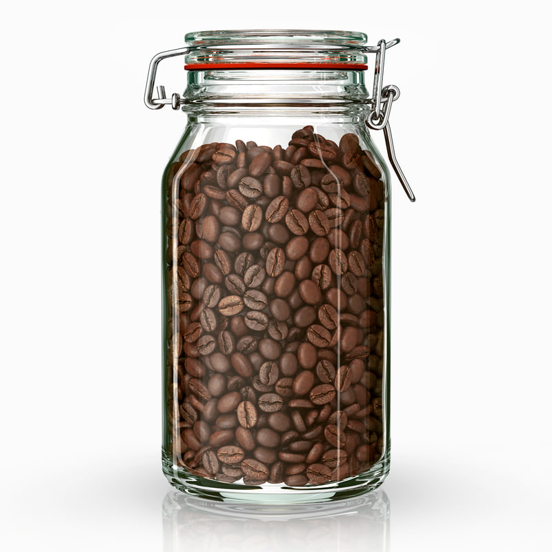 jar coffee beans