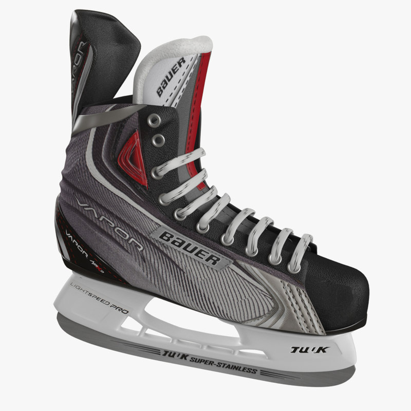 3d ice hockey skates bauer model