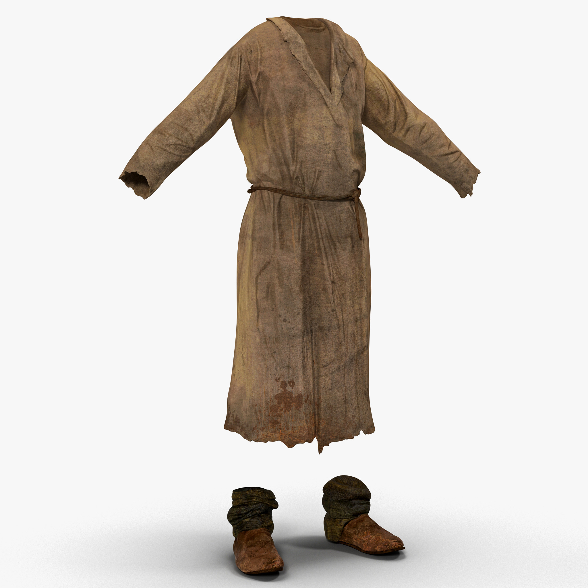 3d peasant men clothing 2