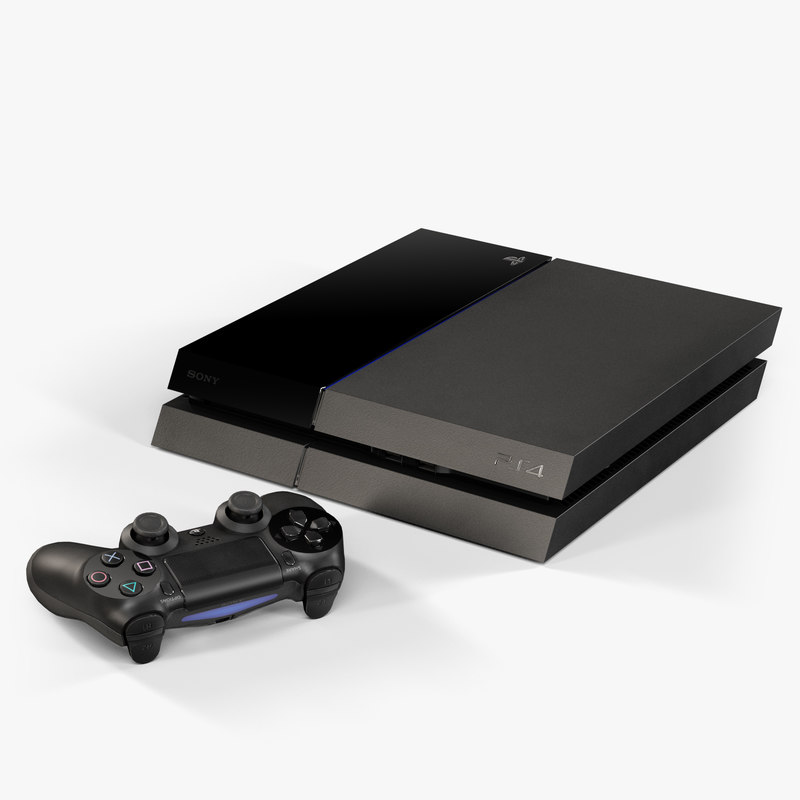 3d model sony playstation 4