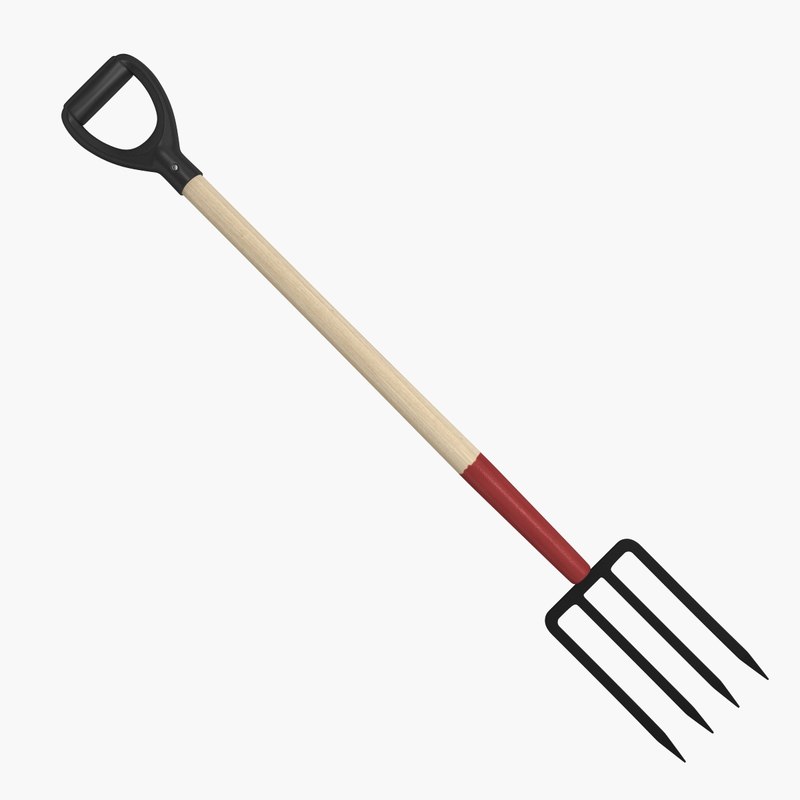 garden fork obj