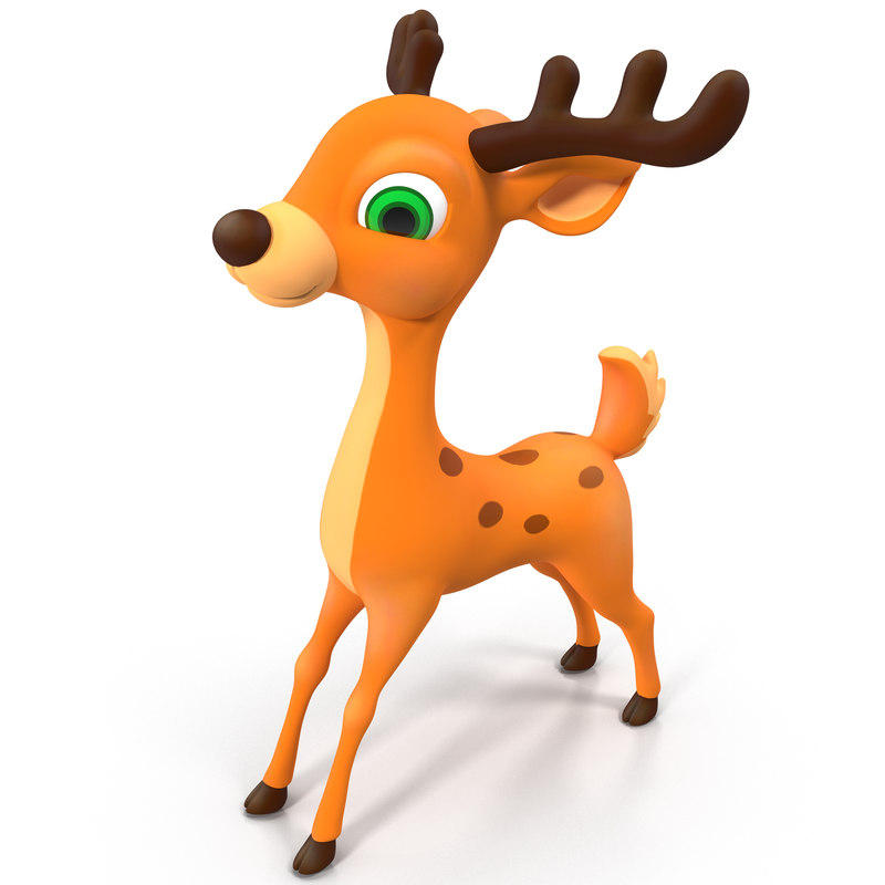 3d deer cartoon who sells christmas